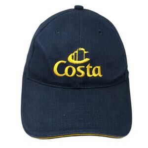 ProSport Costa Cruises Baseball Cap Blue Yellow One Size Embroidered Logo Hat